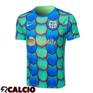 T Shirt Allenamento FC Barcellona Verde 2024/2025