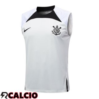 Canotta Allenamento Corinthians Bianco 2024/2025  Canotta Allenamento Corinthians Bianco 2024/2025