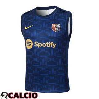 Canotta Allenamento FC Barcellona Blu Reale 2024/2025
