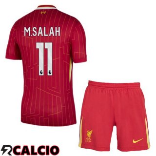 Prima Maglia FC Liverpool (M.SALAH 11) Bambino Rosso 2024/2025