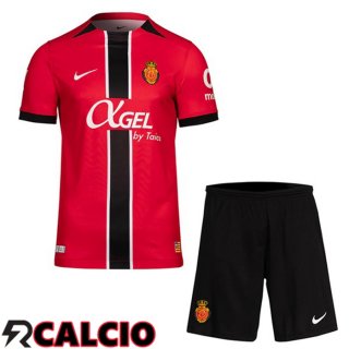 Prima Maglia RCD Mallorca Bambino Rosso 2025/2026  Prima Maglia RCD Mallorca Bambino Rosso 2025/2026