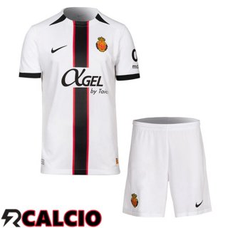 Seconda Maglia RCD Mallorca Bambino Bianco 2025/2026  Seconda Maglia RCD Mallorca Bambino Bianco 2025/2026