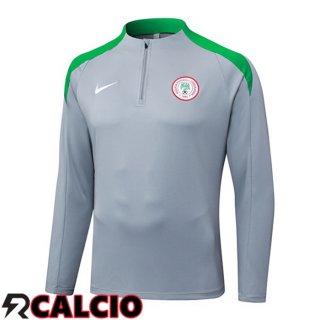 Felpa Allenamento Nigeria Grigio 2025/2026  Felpa Allenamento Nigeria Grigio 2025/2026