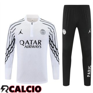 Insieme Tuta Calcio Jordan Paris PSG Bianco 2025/2026  Insieme Tuta Calcio Jordan Paris PSG Bianco 2025/2026