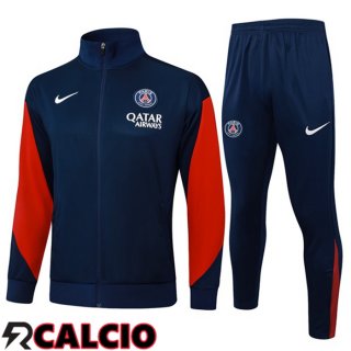 Insieme Tuta Calcio - Giacca Jordan Paris PSG Blu Reale 2025/2026  Insieme Tuta Calcio - Giacca Jordan Paris PSG Blu Reale 2025/2026