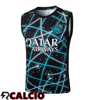 Canotta Allenamento Inter Milan Nero Blu 2025/2026