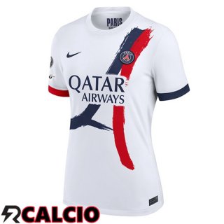Seconda Maglia Paris PSG Donna Bianco 2025/2026