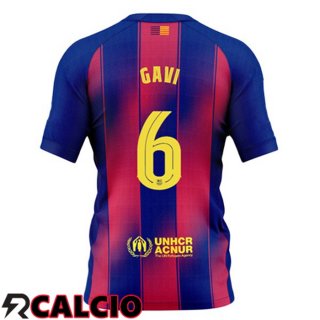 Prima Maglia FC Barcellona (GAVI 6) Blu Rosso 2025/2026