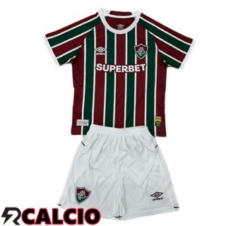 Prima Maglia Fluminense Bambino Rosso Verde 2025/2026