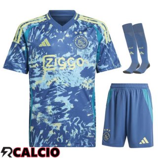 Insieme Seconda Maglia AFC Ajax (Pantaloncini + Calzini) 2024/2025