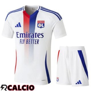 Insieme Prima Maglia Lione OL + Pantaloncini 2024/2025  Insieme Prima Maglia Lione OL + Pantaloncini 2024/2025