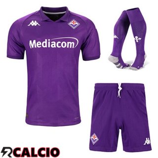Insieme Seconda Maglia ACF Fiorentina (Pantaloncini + Calzini) 2024/2025