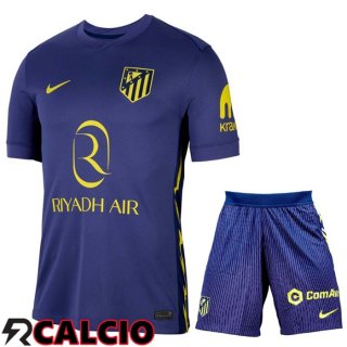 Insieme Seconda Maglia Atletico Madrid + Pantaloncini 2025 2026  Insieme Seconda Maglia Atletico Madrid + Pantaloncini 2025 2026
