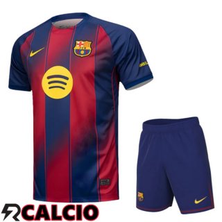 Insieme Prima Maglia FC Barcellona + Pantaloncini 2025 2026