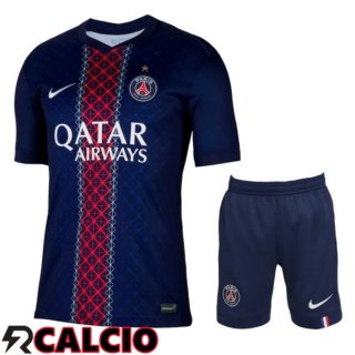 Insieme Prima Maglia Paris PSG + Pantaloncini 2025 2026  Insieme Prima Maglia Paris PSG + Pantaloncini 2025 2026