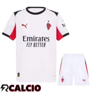 Insieme Seconda Maglia AC Milan + Pantaloncini 2025 2026  Insieme Seconda Maglia AC Milan + Pantaloncini 2025 2026