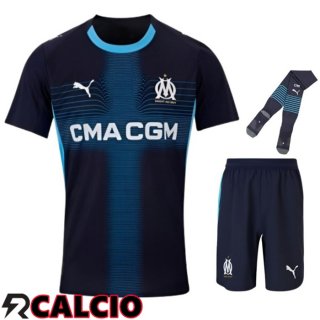 Insieme Seconda Maglia Marsiglia OM (Pantaloncini + Calzini) 2025 2026