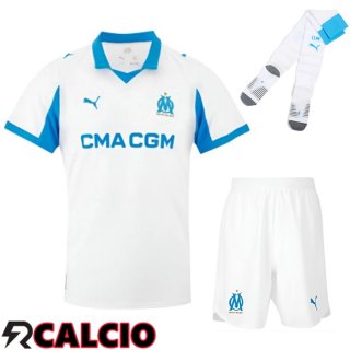 Insieme Prima Maglia Marsiglia OM (Pantaloncini + Calzini) 2025 2026