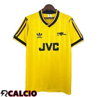 Seconda Maglia Arsenal Retro Giallo 1986-1988  Seconda Maglia Arsenal Retro Giallo 1986-1988