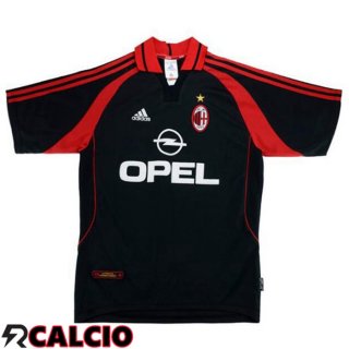 Terza Maglia AC Milan Retro Nero 2000-2001  Terza Maglia AC Milan Retro Nero 2000-2001