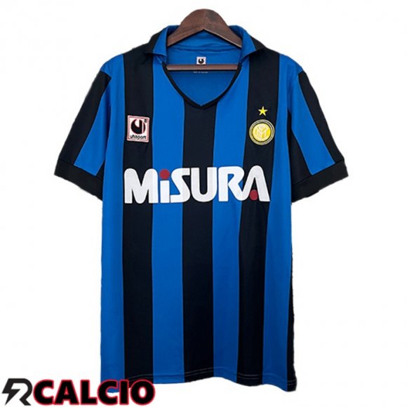 Prima Maglia Inter Milan Retro Blu Nero 1990-1991  Prima Maglia Inter Milan Retro Blu Nero 1990-1991