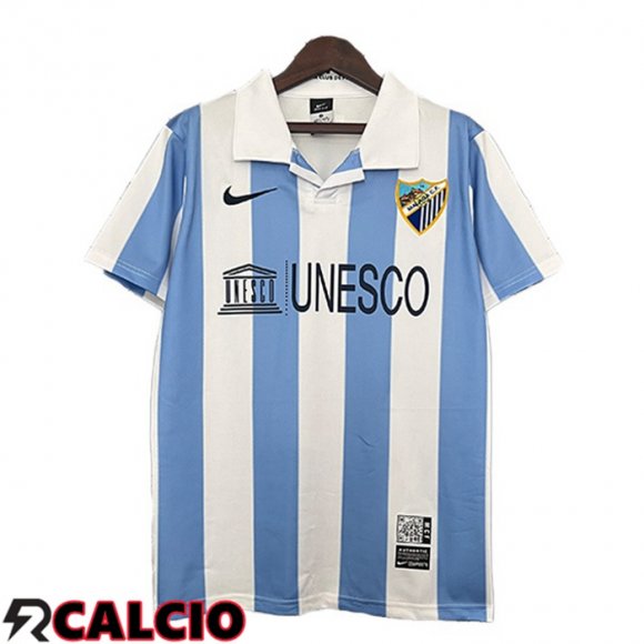 Prima Maglia Málaga Retro Blu Bianco 2012-2013  Prima Maglia Málaga Retro Blu Bianco 2012-2013