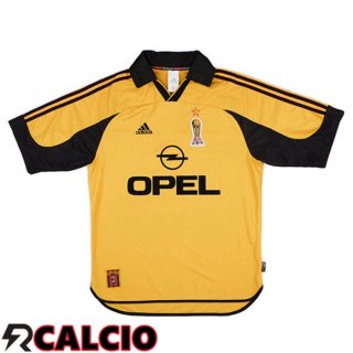 Maglia AC Milan Retro Quarto Giallo 1999-2000  Maglia AC Milan Retro Quarto Giallo 1999-2000