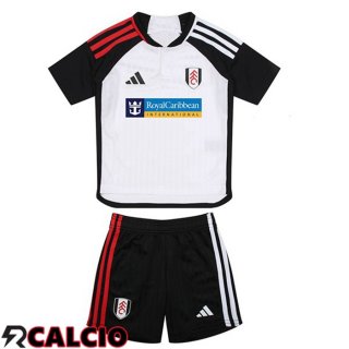 Prima Maglia Fulham FC Bambino Bianco 2023/2024