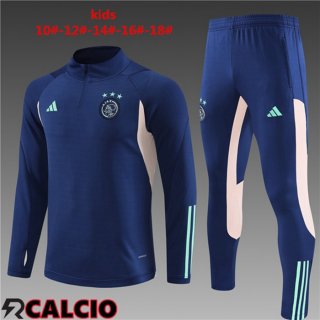 Insieme Tuta Calcio AFC Ajax Bambino Blu Reale 2023/2024  Insieme Tuta Calcio AFC Ajax Bambino Blu Reale 2023/2024