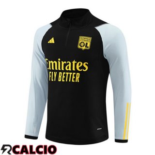 Felpa Allenamento Lyon OL Nero 2023/2024  Felpa Allenamento Lyon OL Nero 2023/2024