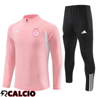 Insieme Tuta Calcio Algeria Rosa 2023/2024  Insieme Tuta Calcio Algeria Rosa 2023/2024