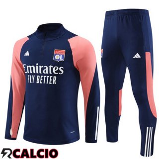 Insieme Tuta Calcio Lyon OL Blu Reale 2023/2024