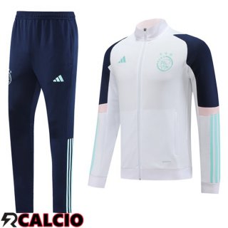 Insieme Tuta Calcio - Giacca AFC Ajax Bianco 2023/2024