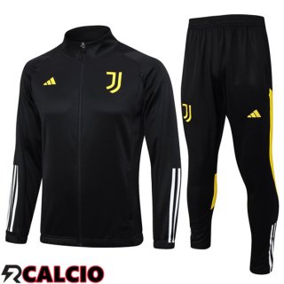 Insieme Tuta Calcio - Giacca Juventus Nero 2023/2024  Insieme Tuta Calcio - Giacca Juventus Nero 2023/2024