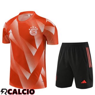 T Shirt Allenamento Bayern Monaco + Pantaloncini Arancia 2023/2024