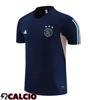 T Shirt Allenamento AFC Ajax Blu Reale 2023/2024