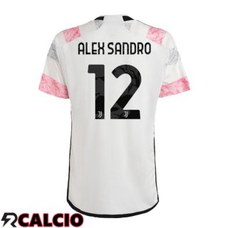 Seconda Maglia Juventus (ALEX SANDRO 12) Bianco 2023/2024  Seconda Maglia Juventus (ALEX SANDRO 12) Bianco 2023/2024