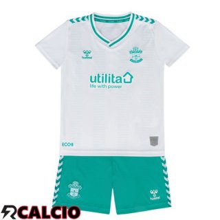 Seconda Maglia Southampton FC Bambino Bianco 2023/2024