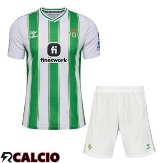 Prima Maglia Real Betis Bambino Verde Bianco 2023/2024