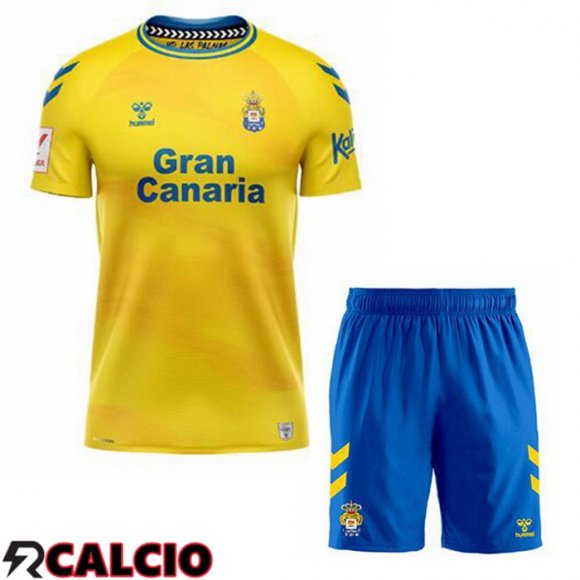 Prima Maglia UD Las Palmas Bambino Giallo 2023/2024  Prima Maglia UD Las Palmas Bambino Giallo 2023/2024