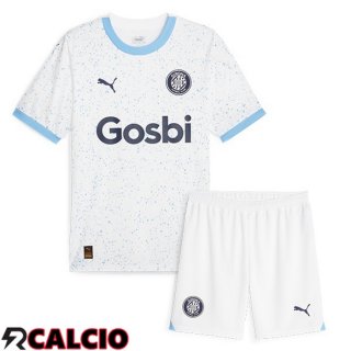 Seconda Maglia Girona Bambino Bianco 2023/2024  Seconda Maglia Girona Bambino Bianco 2023/2024