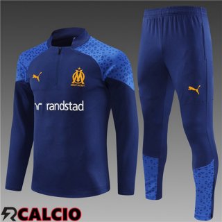 Insieme Tuta Calcio Marsiglia OM Bambino Blu 2023/2024