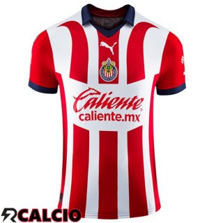 Prima Maglia CD Guadalajara Rosso Bianco 2023/2024