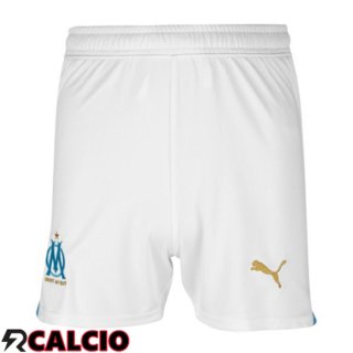 Prima Pantaloncini Calcio Marsiglia OM Bianco 2023/2024  Prima Pantaloncini Calcio Marsiglia OM Bianco 2023/2024