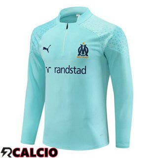 Felpa Allenamento Marsiglia OM Blu 2023/2024  Felpa Allenamento Marsiglia OM Blu 2023/2024