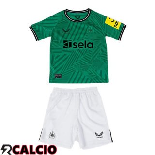 Seconda Maglia Newcastle United Bambino Verde 2023/2024
