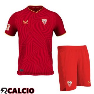 Seconda Maglia Sevilla FC Bambino Rosso 2023/2024