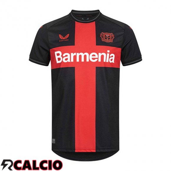 Prima Maglia Bayer 04 Leverkusen Nero Rosso 2023/2024