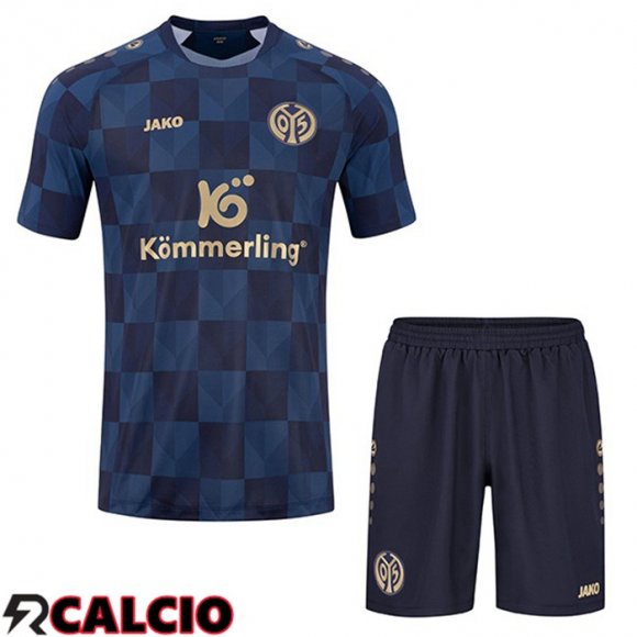 Seconda Maglia FSV Mainz 05 Bambino Blu 2023/2024  Seconda Maglia FSV Mainz 05 Bambino Blu 2023/2024