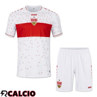 Prima Maglia VfB Stuttgart Bambino Bianco 2023/2024